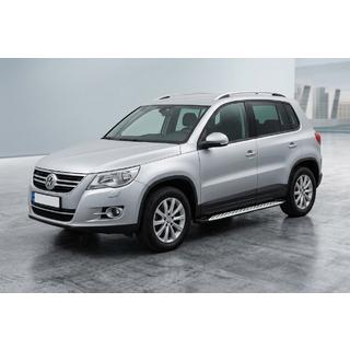 Estribos Laterales Shining V1 (2 uds., Aluminio) Volkswagen Tiguan 2007-2016 foto 1