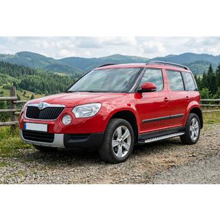 Estribos Laterales Shining V1 (2 uds., Aluminio) Skoda Yeti 2009-2017 foto 1