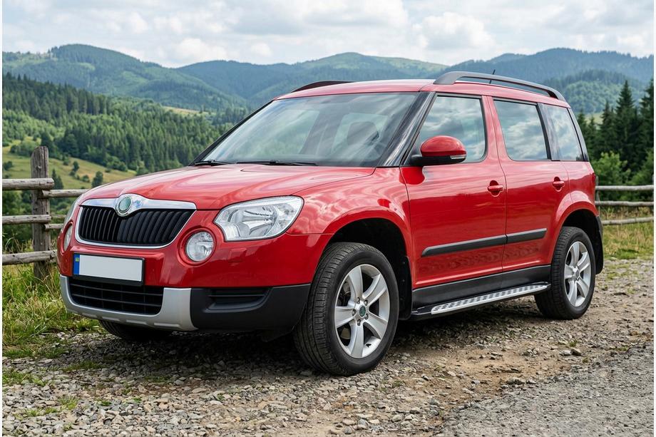 Skoda Yeti 2009-2017 Estribos Laterales Shining V1 (2 uds., Aluminio) Foto 1
