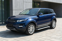 Range Rover Evoque 2012-2018 Estribos Laterales Shining V1 (2 uds., Aluminio) foto 1