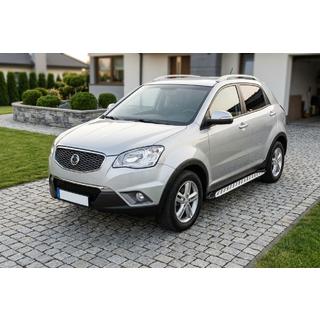 Estribos Laterales Shining V1 (2 uds., Aluminio) SsangYong Korando 2010-2019 foto 1