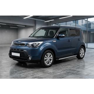 Estribos Laterales Shining V1 (2 uds., Aluminio) Kia Soul II 2013-2018 foto 1