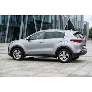 Estribos Laterales Shining V1 (2 uds., Aluminio) Kia Sportage 2015-2021 foto 1