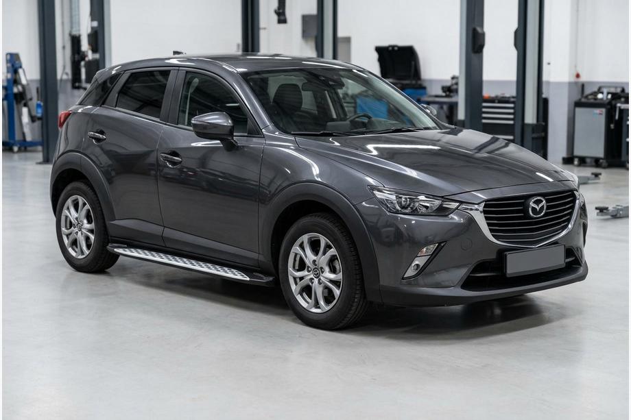 Mazda CX-3 2015- Estribos Laterales Shining V1 (2 uds., Aluminio) Image