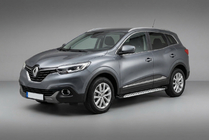 Renault Kadjar 2015-2022 Estribos Laterales Shining V1 (2 uds., Aluminio) foto 1