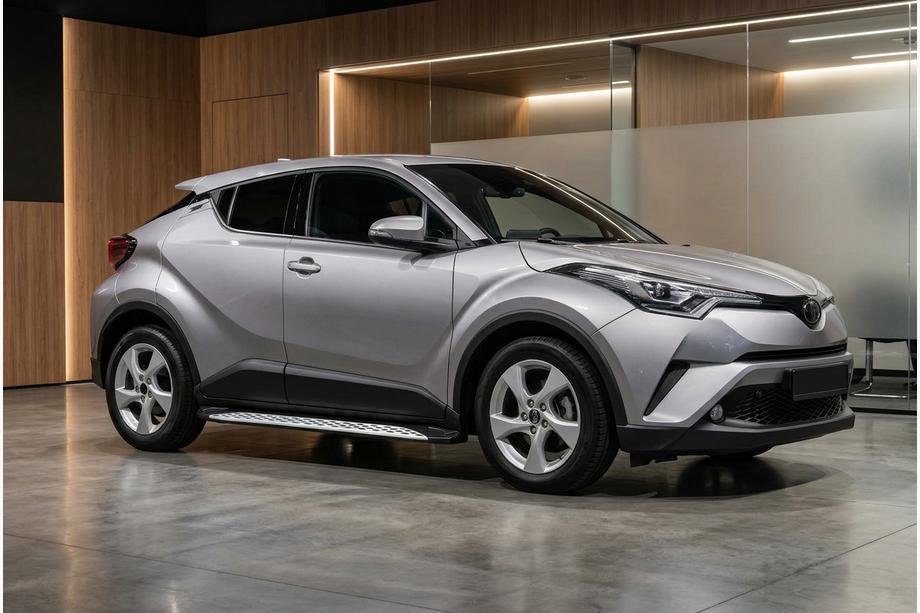 Toyota C-HR 2016-2023 Estribos Laterales Shining V1 (2 uds., Aluminio) Foto 1