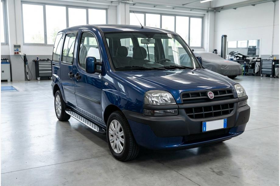 Fiat Doblo I 2005-2010 Estribos Laterales Shining V1 (2 uds., Aluminio) Foto 1