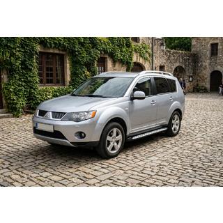 Estribos Laterales Shining V1 (2 uds., Aluminio) Mitsubishi Outlander 2006-2012 foto 1