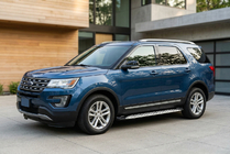 Ford Explorer 2011-2019 Estribos Laterales Shining V1 (2 uds., Aluminio) foto 2