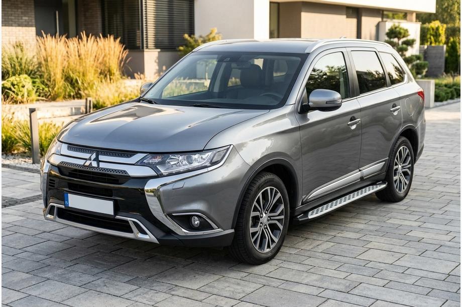 Mitsubishi Outlander 2012-2021 Estribos Laterales Shining V1 (2 uds., Aluminio) Foto 1
