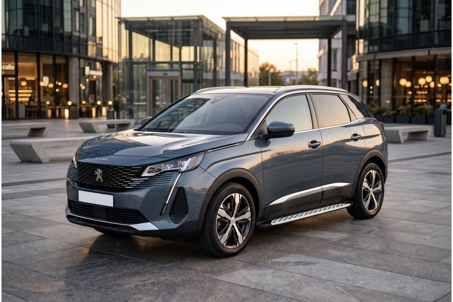 Peugeot 3008 2016-2023 Estribos Laterales Shining V1 (2 uds., Aluminio) Foto 1