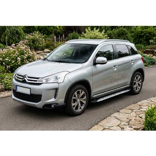 Estribos Laterales Shining V1 (2 uds., Aluminio) Citroen C-4 Aircross 2012-2017 foto 1