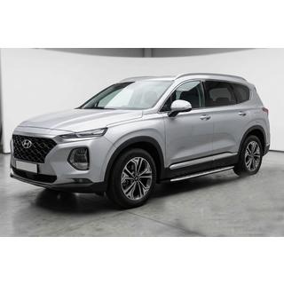 Estribos Laterales Shining V1 (2 uds., Aluminio) Hyundai Santa Fe 4 2018-2023 foto 1