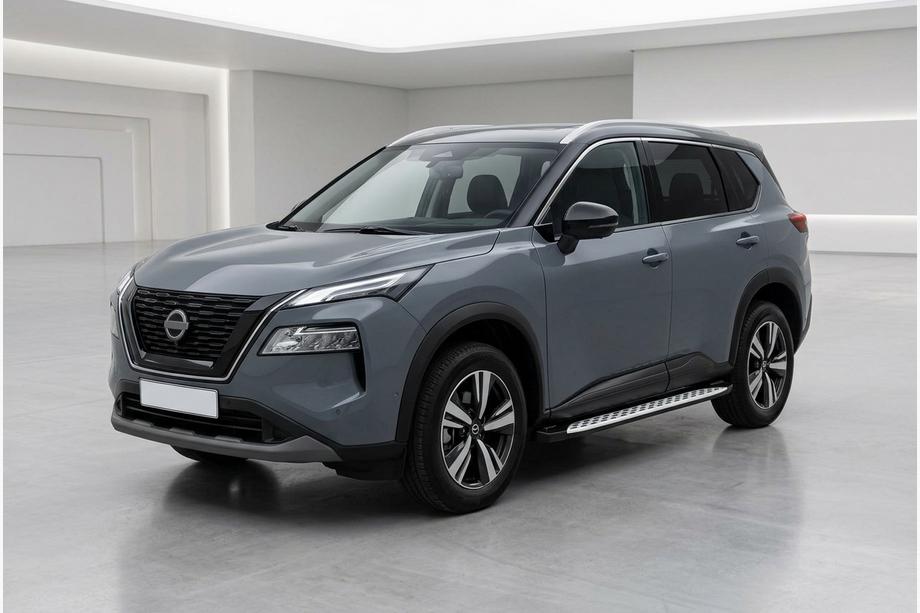 Nissan X-trail T33/Rogue 2022- Estribos Laterales Shining V1 (2 uds., Aluminio) Foto 1