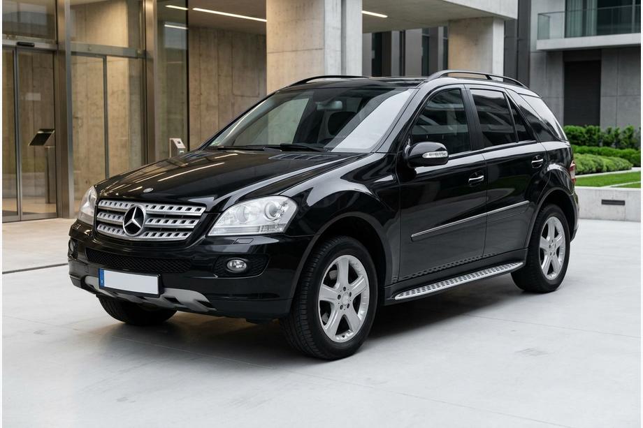 Mercedes ML W164 2005-2011 Estribos Laterales Shining V1 (2 uds., Aluminio) Foto 1