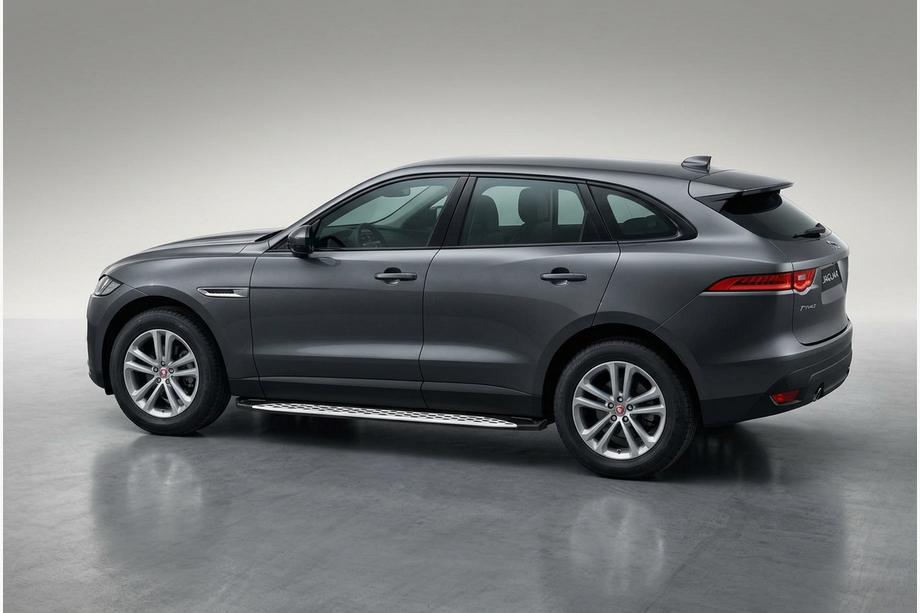 Jaguar F-PACE 2016- Estribos Laterales Shining V1 (2 uds., Aluminio) Image