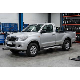 Estribos Laterales Shining V1 (2 uds., Aluminio) Toyota Hilux 2006-2015 foto 1