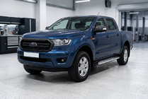 Ford Ranger 2011–2022 Estribos Laterales Shining V1 (2 uds., Aluminio) foto 1