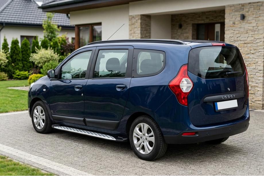 Renault Lodgy 2013-2022 Estribos Laterales Shining V1 (2 uds., Aluminio) Foto 1