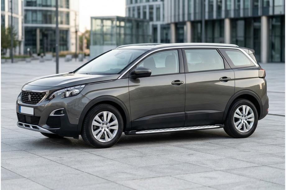Peugeot 5008 2016-2023 Estribos Laterales Shining V1 (2 uds., Aluminio) Foto 1