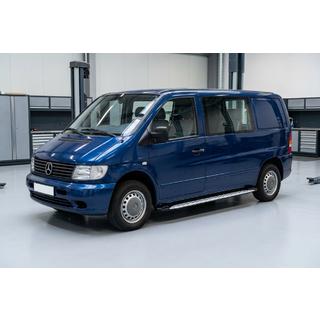 Estribos Laterales Shining V1 (2 uds., Aluminio) Mercedes Vito W638 1996-2003 foto 1