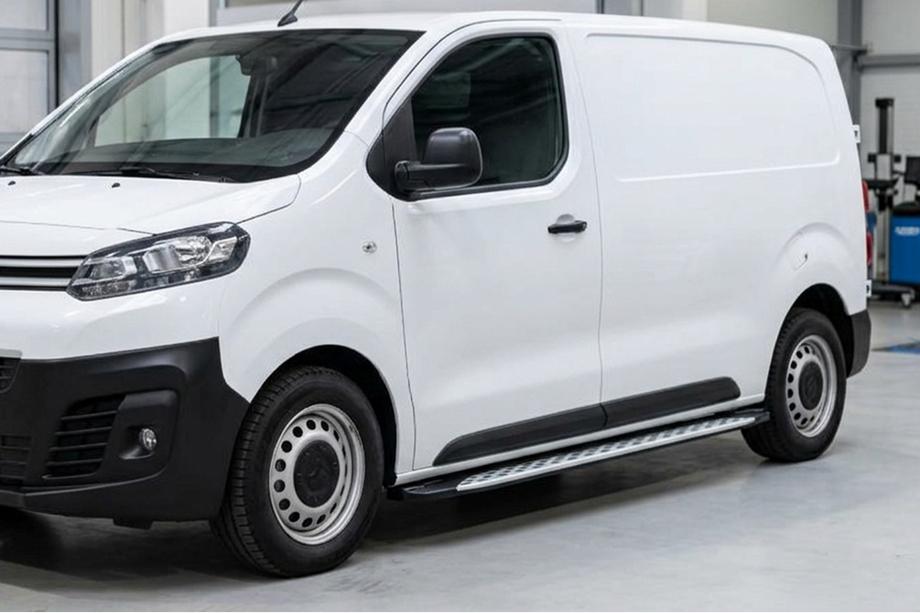 Opel Vivaro 2019- Estribos Laterales Shining V1 (2 uds., Aluminio) Image