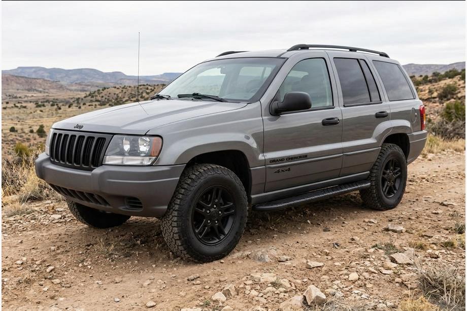 Jeep Grand Cherokee WJ 1999-2004 Estribos Laterales Bosphore Black (2 uds., Aluminio) Foto 1