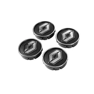 Tapacubos negros ren60tur-bl (59mm a 55mm, juego de 4)