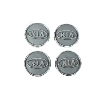 Tapacubos centrales grises kia60tur-sir (59mm a 55mm, 4 uds) foto 2