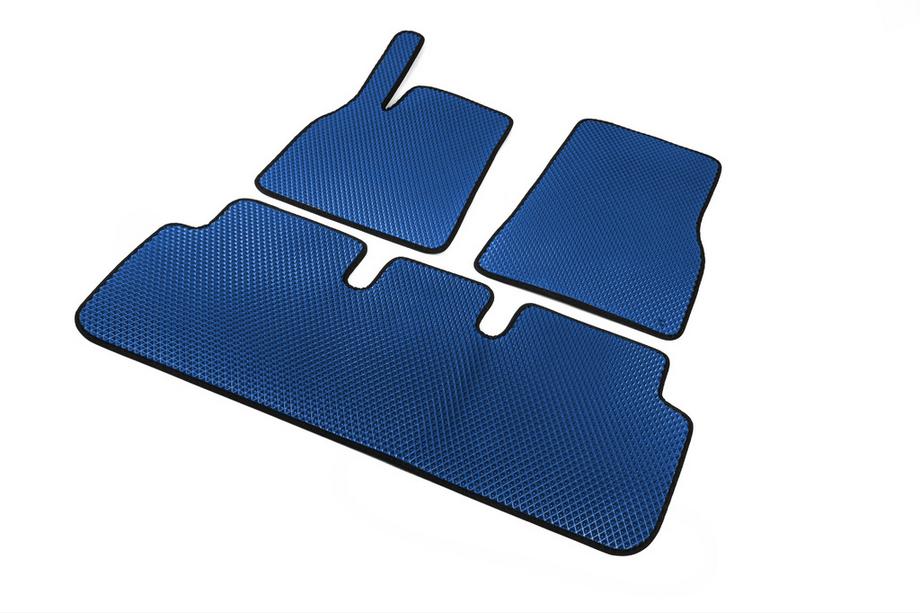 Tesla Model S 2012– Alfombrillas EVA (2021+, Azul) Image