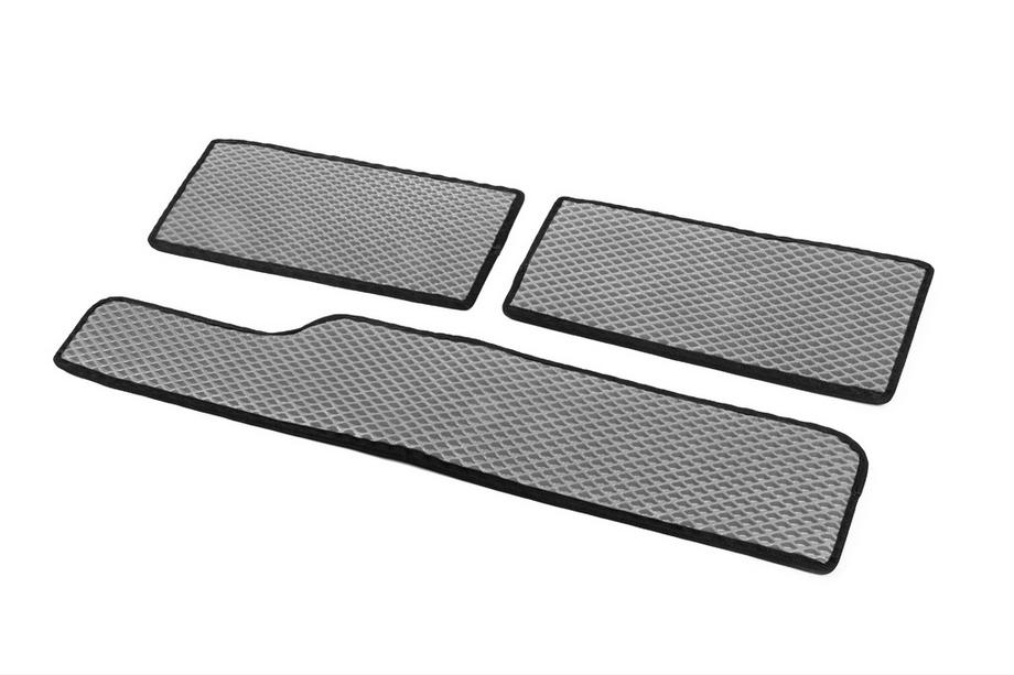 Mercedes Sprinter W901/902/903/904/905 1995–2006 Alfombrillas de umbral de poliuretano (3 uds, EVA, Gris) Foto 2