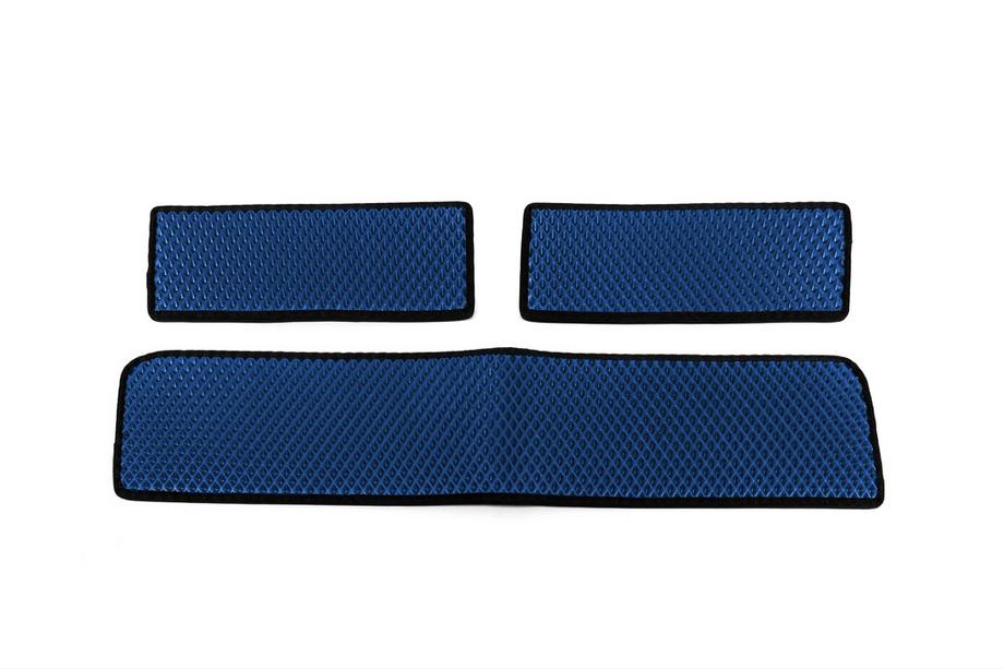 Ford Transit 2014- Alfombrillas para umbral de puerta EVA (3 uds, Azul) Image