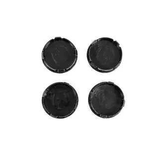 Tapacubos centrales 59/55 mm negros (4 uds) foto 3