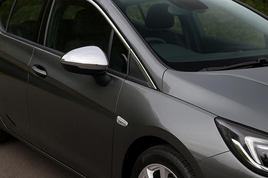 Opel Astra K 2016-2021 Cubiertas de Espejos (2 uds, Acero Inoxidable) Image