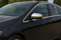 Mercedes B-class W247 2019- Cubiertas de Espejos (2 uds, Acero Inoxidable) foto 1