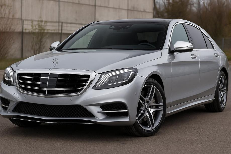 Mercedes S-class W222 2013-2022 Cubiertas de Espejos (2 uds, Acero Inoxidable) Foto 3