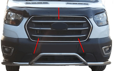 Ford Transit 2014- Cubiertas de parrilla (4 uds, acero inoxidable) foto 1