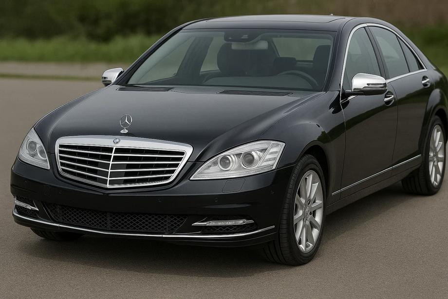 Mercedes S-class W221 2005-2013 Carcasas cromadas para espejos (2009-2013, 2 uds., acero inoxidable) Foto 1
