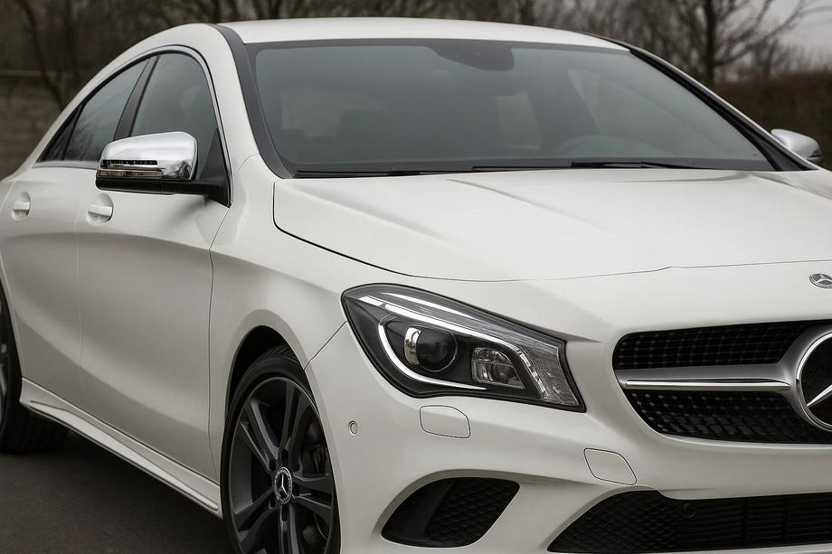 Mercedes CLA C117 2013-2019 Cubiertas de Espejos (2 uds, Acero Inoxidable) Foto 3