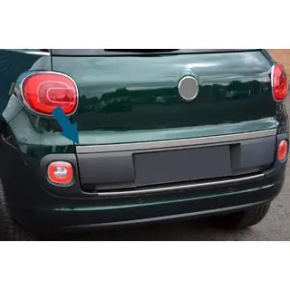 Moldura sobre la matrícula (para 500L, acero inoxidable) foto 1