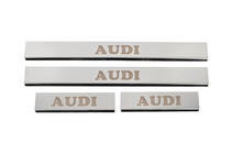 Audi A4 B8 2007-2015 Cubiertas de Umbral (4 uds, Acero Inoxidable) foto 1