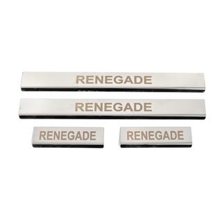 Cubiertas de Umbral (4 uds, Acero Inoxidable) Jeep Renegade 2014- foto 1