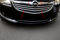 Opel Insignia 2008-2017 Cubiertas de Parrilla Cromadas (2014-2017, Acero Inoxidable) foto 1