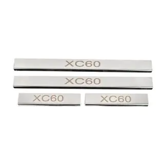 Cubiertas de umbral de puerta (4 uds, acero inoxidable) Volvo XC60 2017- foto 1