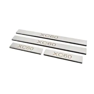Cubiertas de umbral de puerta (4 uds, acero inoxidable) Volvo XC60 2017- foto 2