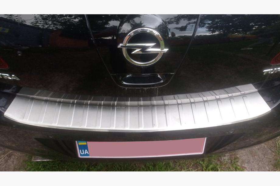 Opel Astra J 2009-2015 Protector de Parachoques Trasero Carmos (HB) Acero Inoxidable Foto 1