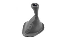 BMW 5 Series E39 1996-2003 Funda de palanca de cambios + pomo OEM (gris) foto 2
