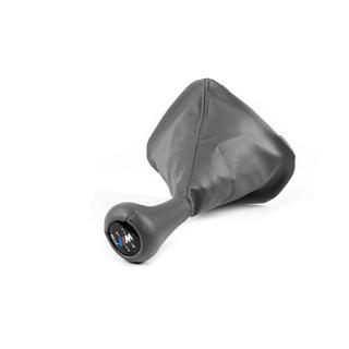 Funda de palanca de cambios + pomo OEM (gris) BMW 5 Series E39 1996-2003 foto 4