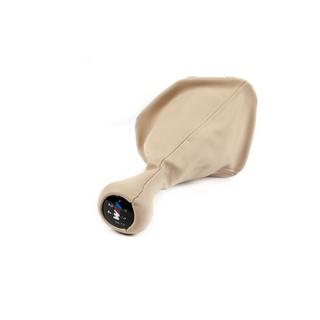 Funda de palanca de cambios + pomo OEM (beige) BMW 5 Series E39 1996-2003 foto 4