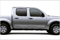 Nissan Navara 2006-2015 Molduras de Puerta Acero Inoxidable (4 uds) foto 1